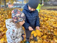 Téma Drak: Environmentální činnost - Za poznáním při pobytu venku. Koukej, co jsem našel.