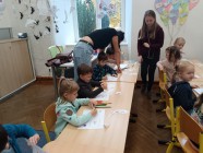 Návštěva předškoláků na 1. ZŠ - hlavní budova
