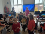 Návštěva předškoláků na 1. ZŠ - hlavní budova