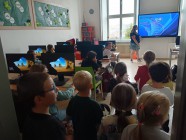 Návštěva předškoláků na 1. ZŠ - hlavní budova