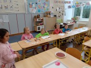 Návštěva předškoláků na 1. ZŠ - hlavní budova